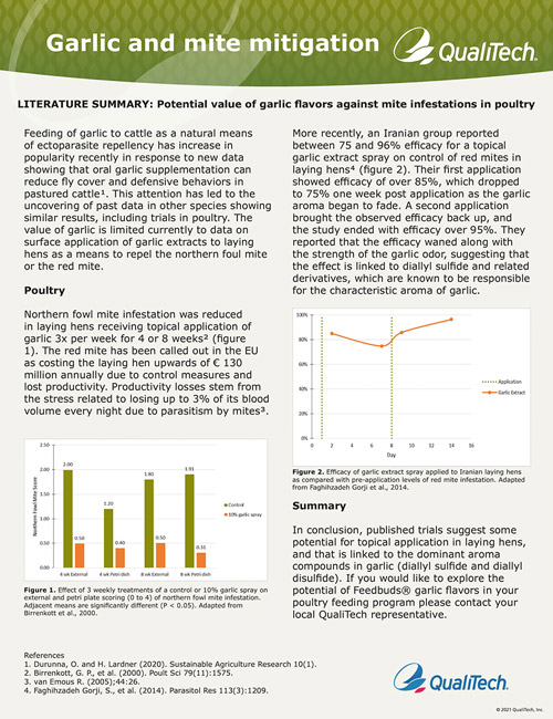 Garlic Mite Mitigation Sheet